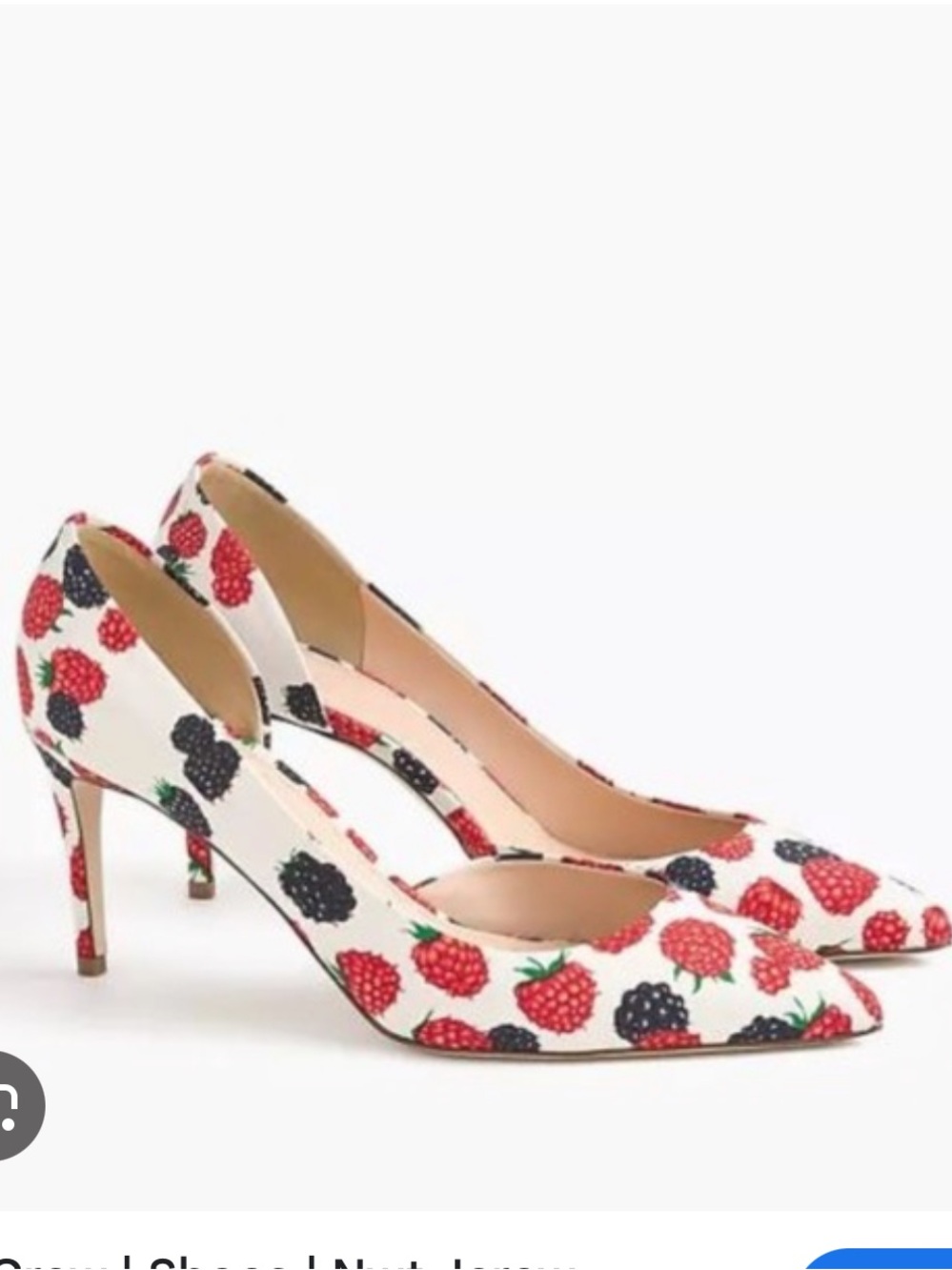 J. Crew D’Orsay Berry Heel